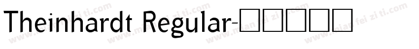 Theinhardt Regular字体转换